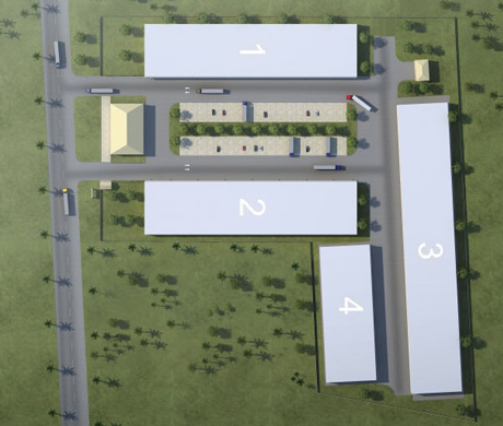 Le Parc industrial warehousing in Cap-Haitien, Haiti